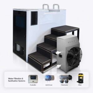 MiPod Elite Ice Bath w External Turbo Mini Chiller, Water Filtration, Sanitisation and Steps Hong Kong – iCoolSport | Kung Sheung