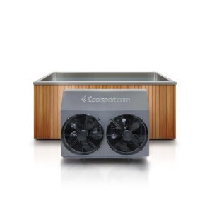 Stainless Steel, Wooden Clad Cold Plunge Rectangle Pool inc Turbo Typhoon Chiller Hong Kong – iCoolSport | Kung Sheung