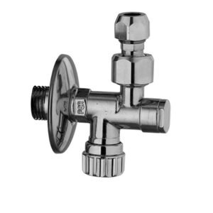 Tap with filter, adjustment and shut off, with swivel connection 3/8” Ø 10 outlet