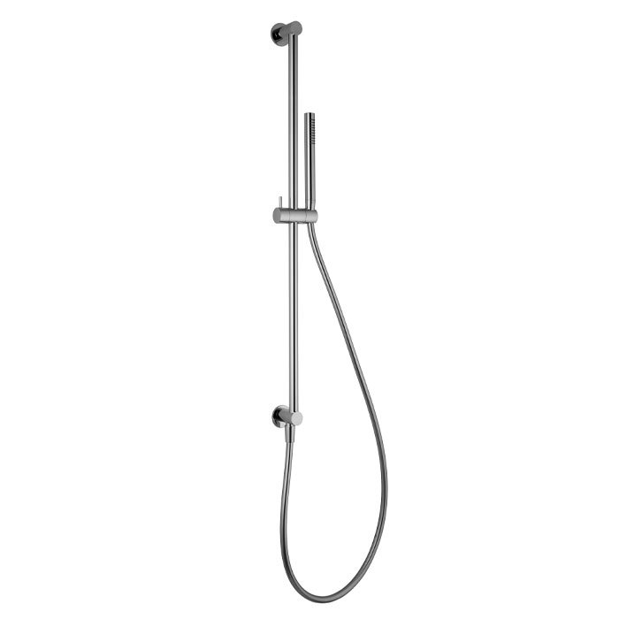 Brass sliding rail with water connection