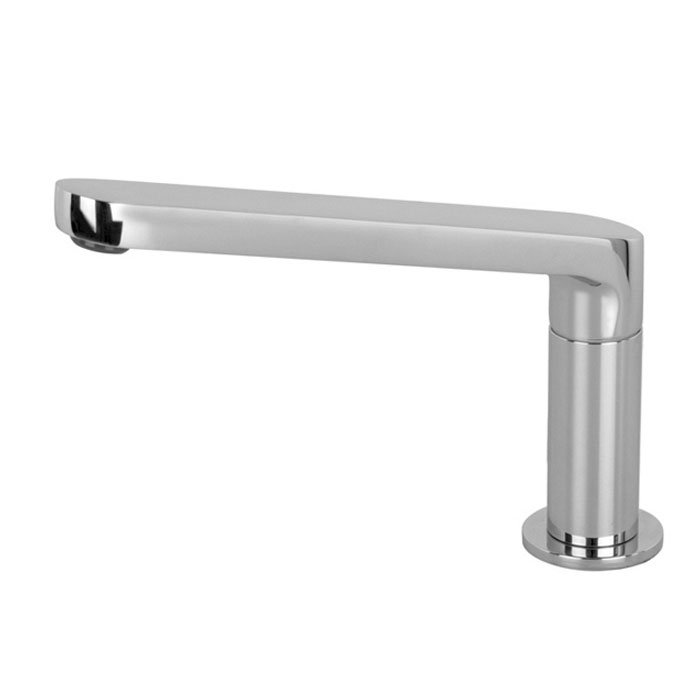 Deck mounted bath spout