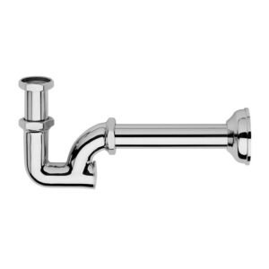 U-shaped siphon 1” 1/4 for wash-basin,back inspection, without drain.pipe cm 24 and brass washer