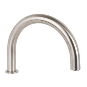 Deck mounted bath spout