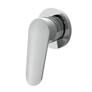 Single lever bath and shower mixer for concealed installation