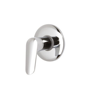 Single lever bath and shower mixer for concealed installation