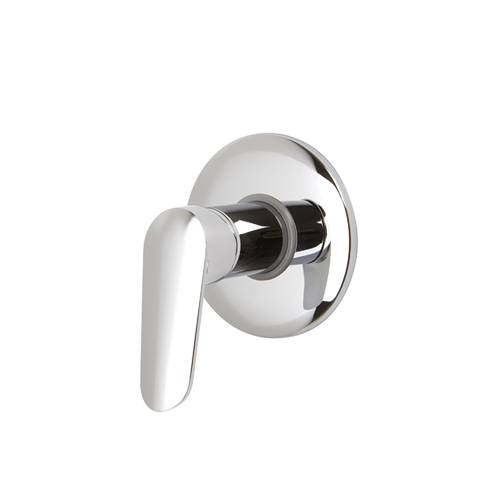 Single lever bath and shower mixer for concealed installation