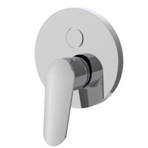 Single lever bath and shower mixer for
concealed installation with 2 outlets diverter
