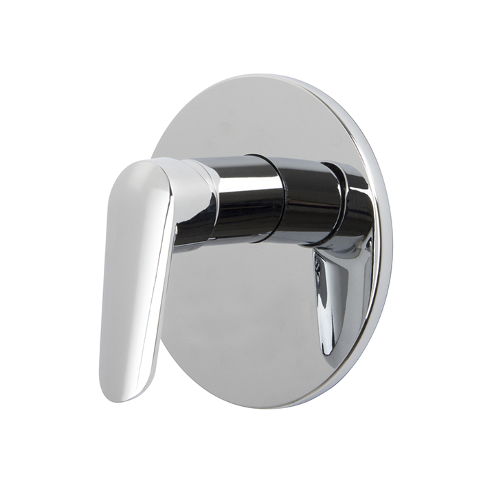 Single lever bath and shower mixer for concealed installation