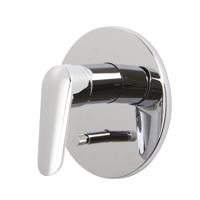 Single lever bath and shower mixer for
concealed installation with 2 outlets diverter