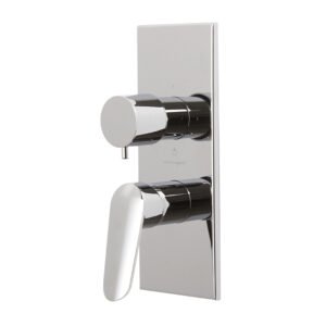 Built-in mixer with 2/3 outlets diverter