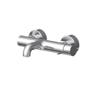 Exposed bath mixer without shower set