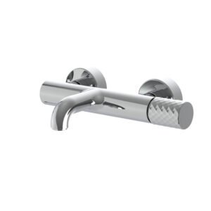 Exposed bath mixer without shower set