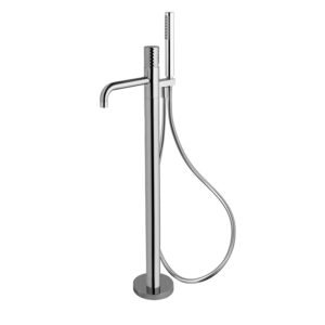 Floor mounted bath mixer