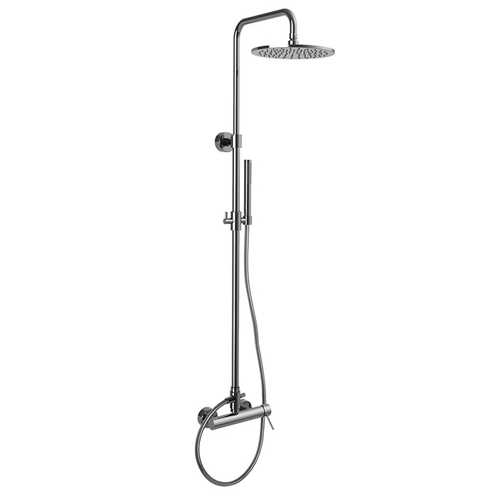 Shower column with showerhead and shower set