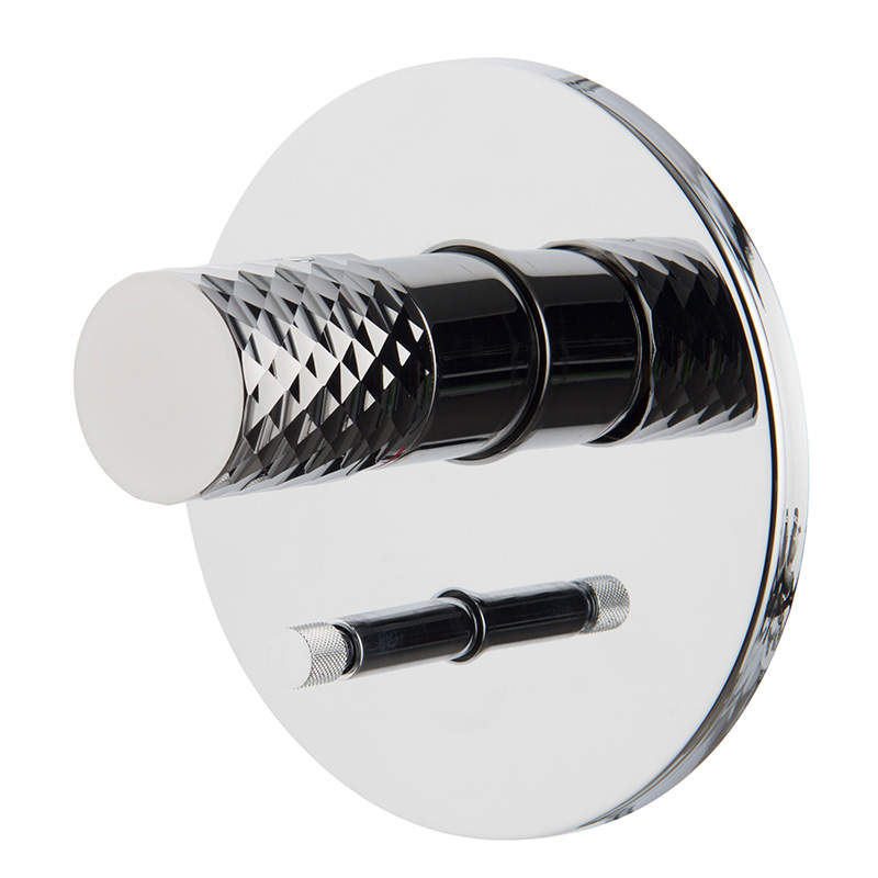 Single lever bath and shower mixer for_x000D_
concealed installation with 2 outlets diverter