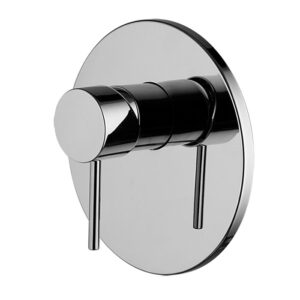 Single lever bath and shower mixer for concealed installation