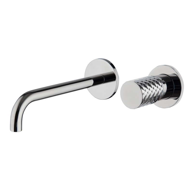 Wall mounted wash basin mixer
