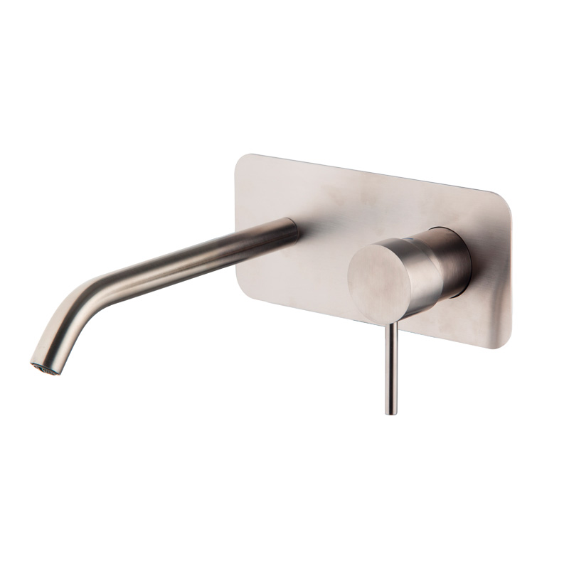 Wall mounted wash basin mixer