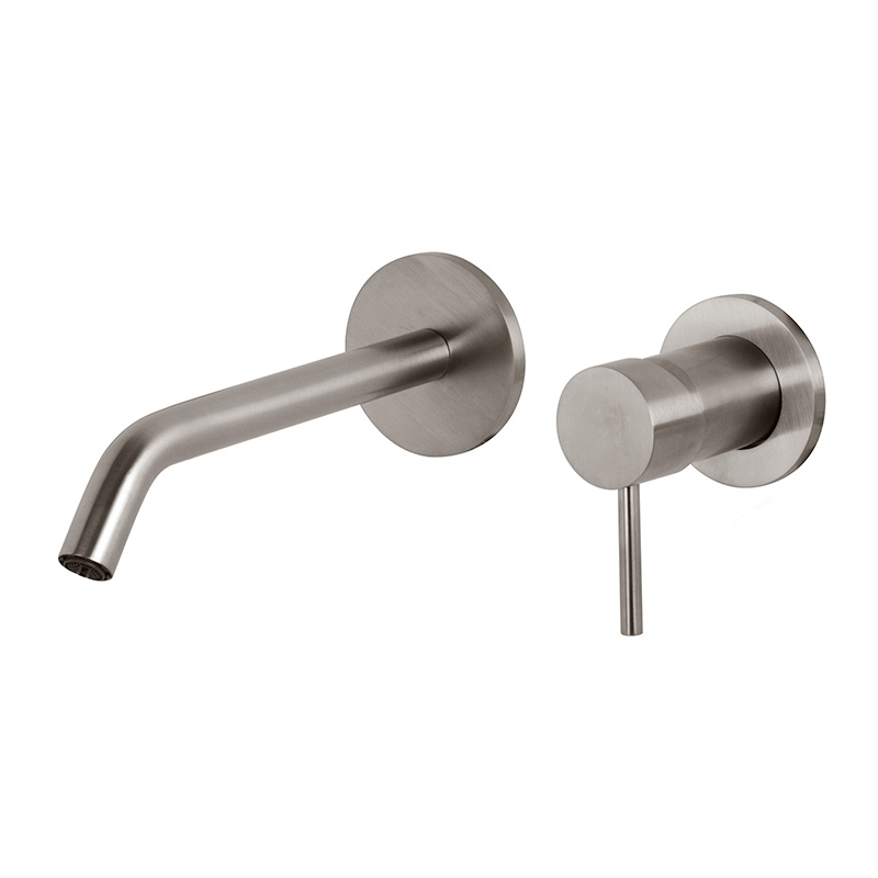 Wall mounted wash basin mixer