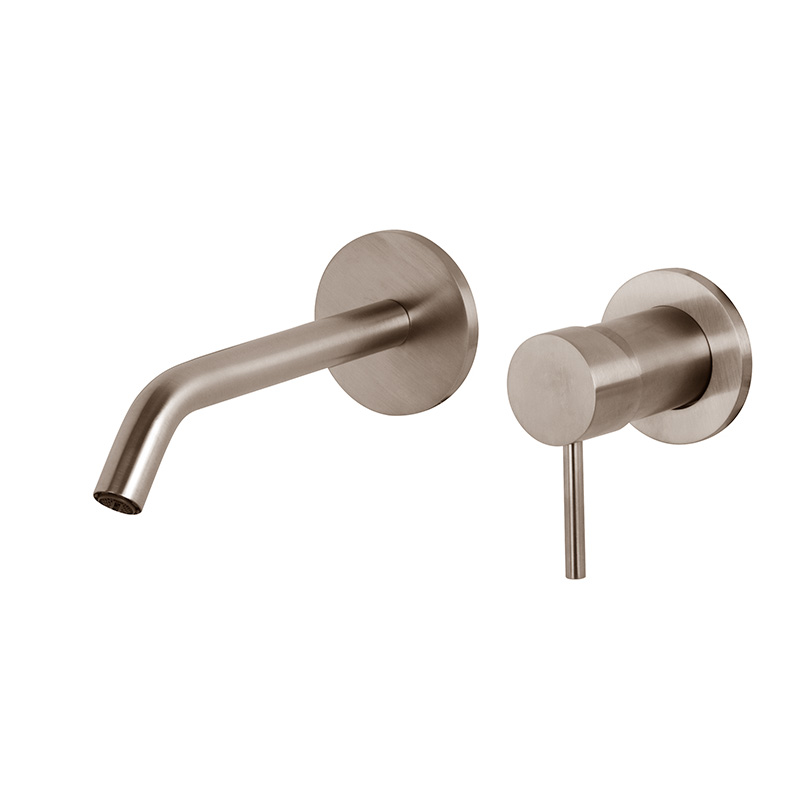 Wall mounted wash basin mixer