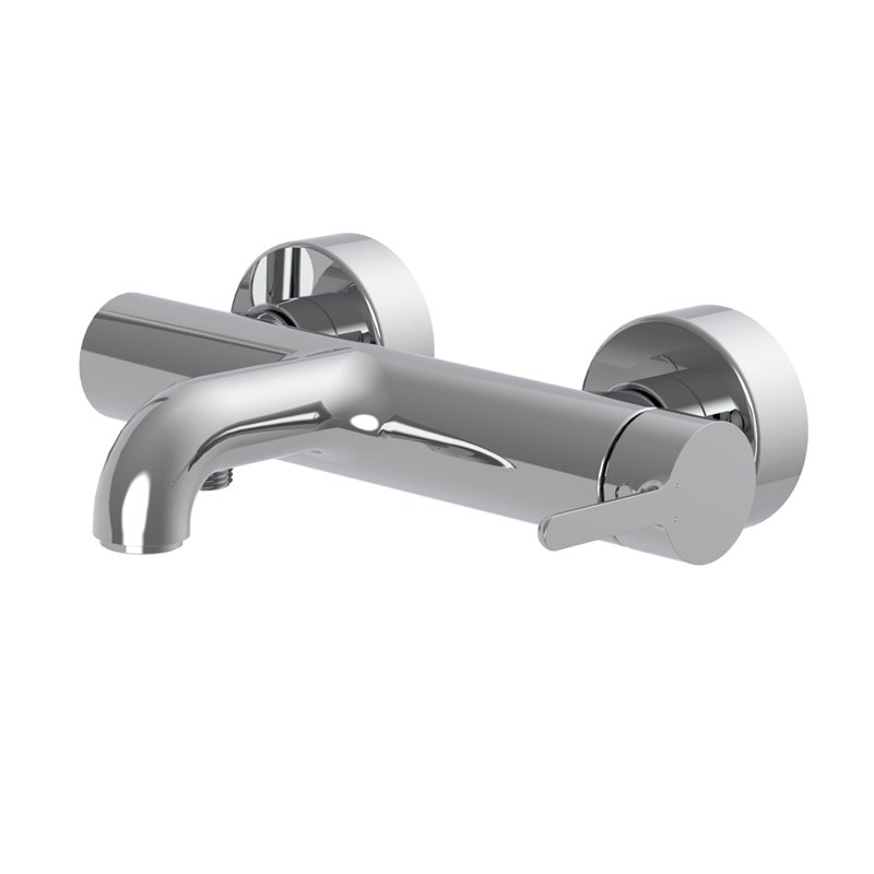 Exposed bath mixer without shower set