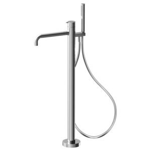 Floor mounted bath mixer