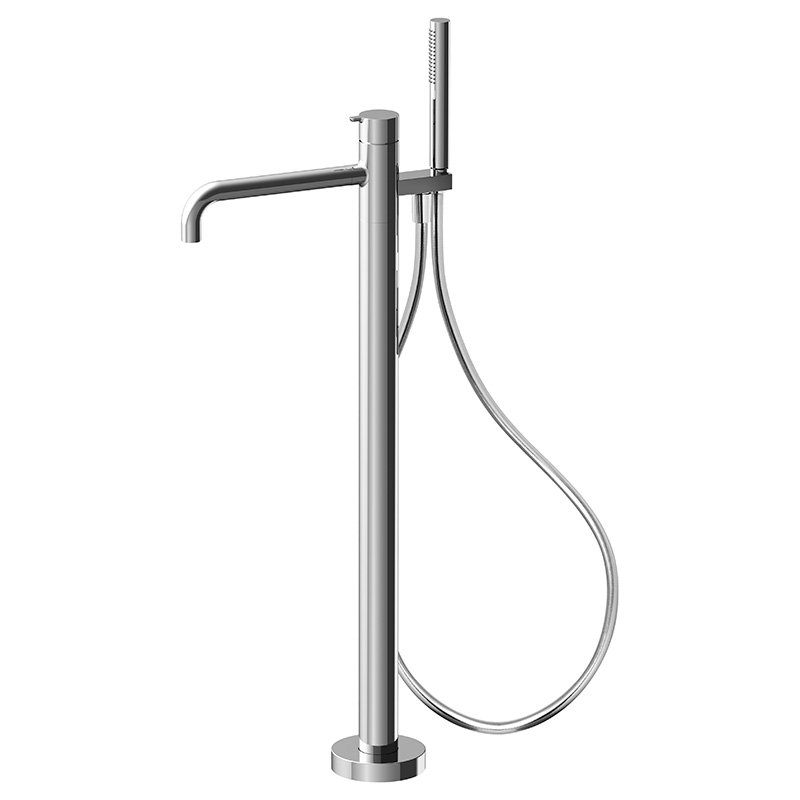 Floor mounted bath mixer