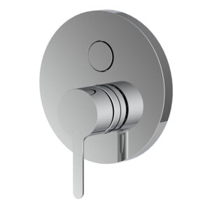 Single lever bath and shower mixer for
concealed installation with 2 outlets diverter