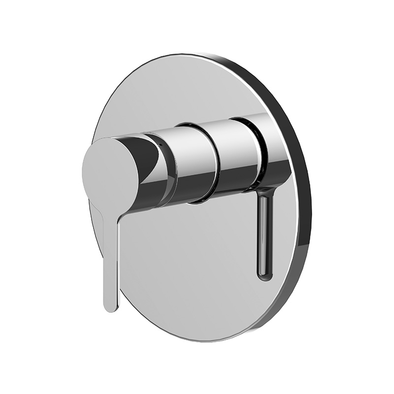 Single lever bath and shower mixer for concealed installation