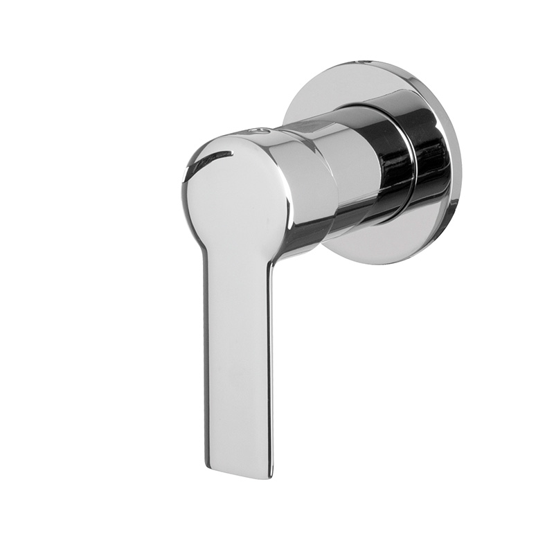 Single lever bath and shower mixer for concealed installation
