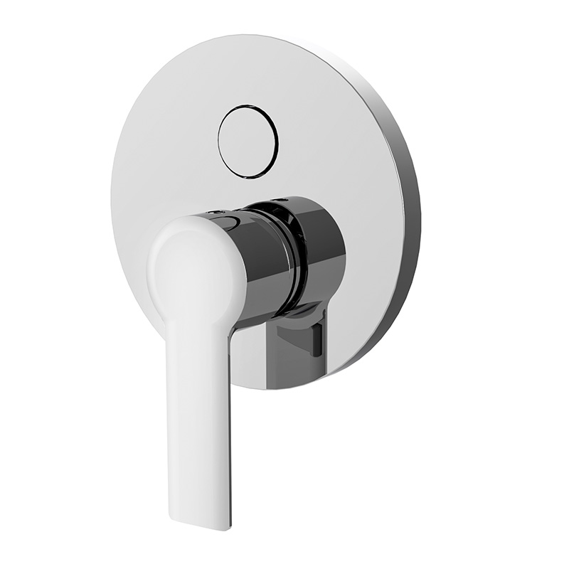 Single lever bath and shower mixer for concealed installation