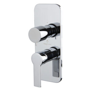 Single lever bath and shower mixer for_x000D_
concealed installation with 2 outlets diverter