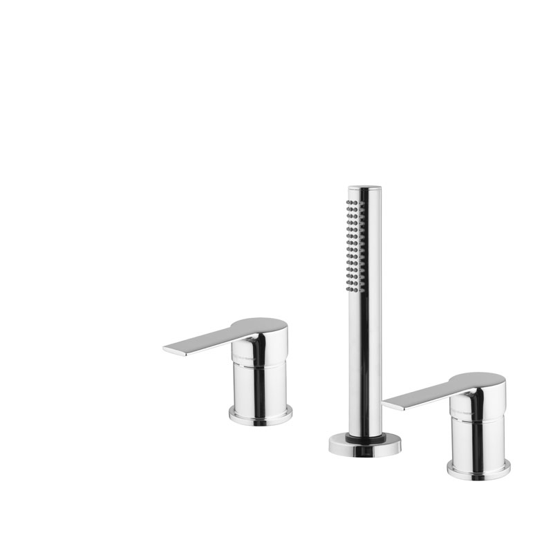 Wall mounted wash basin mixer