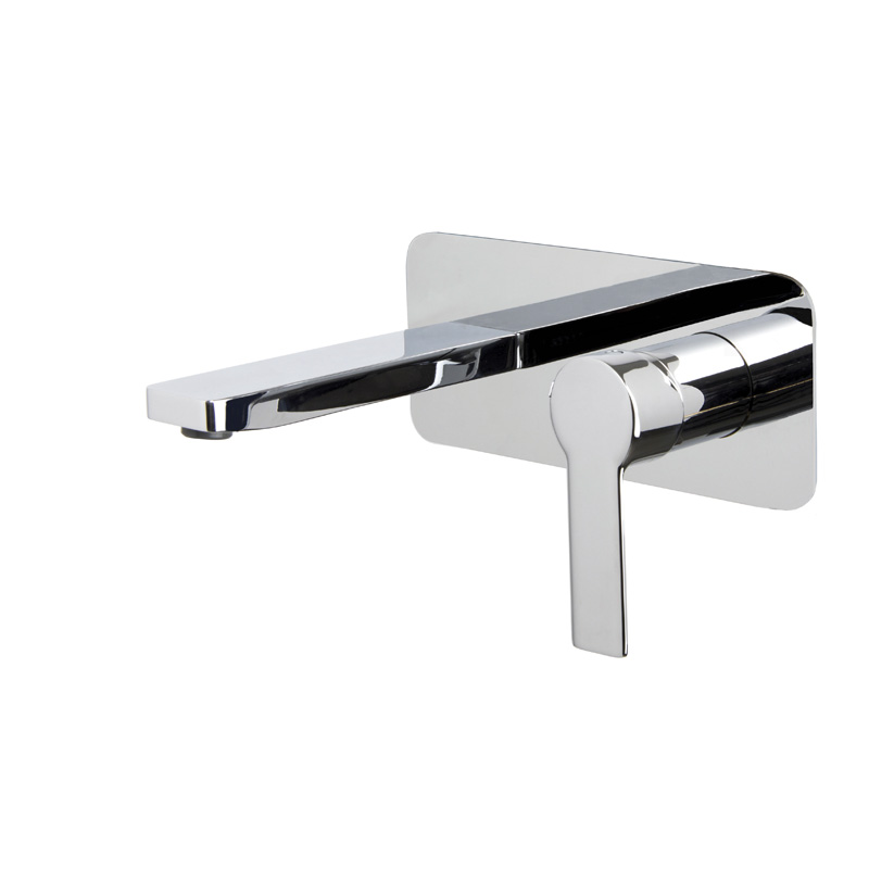 Wall mounted wash basin mixer