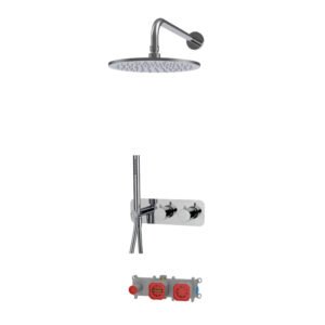 2 outlets thermostatic shower set