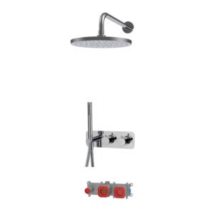 2 outlets thermostatic shower set