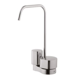 Single-hole mixer with two controls