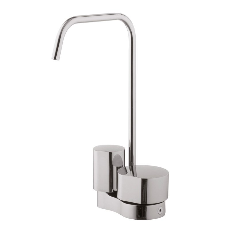 Single-hole mixer with two controls