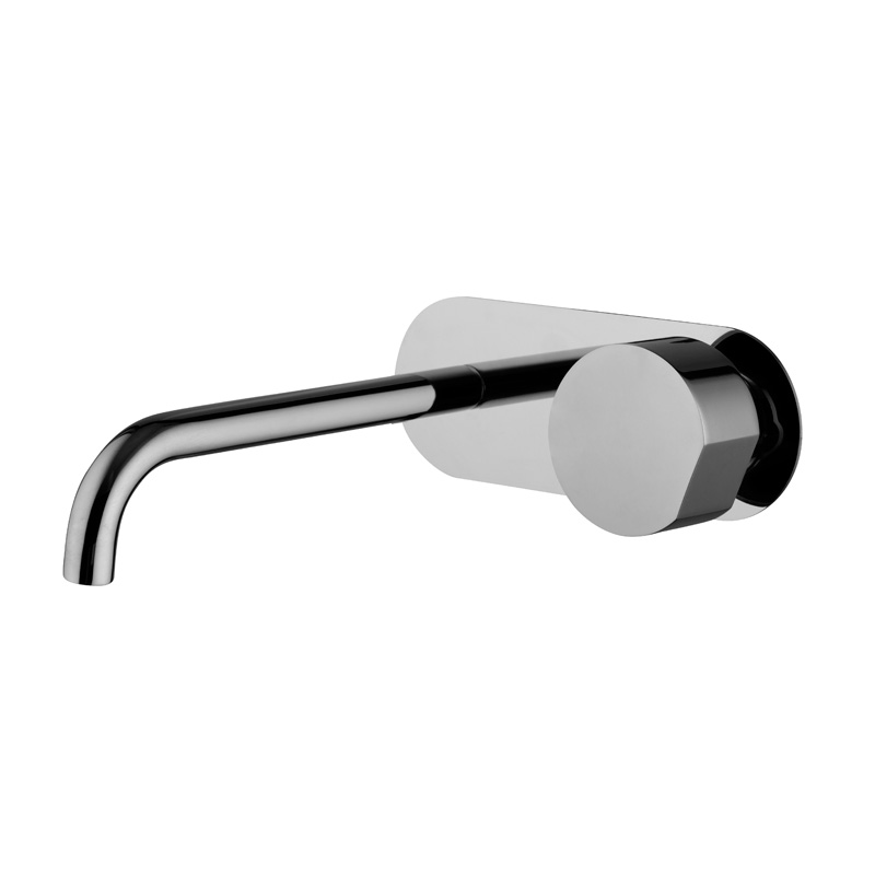 Wall mounted wash basin mixer