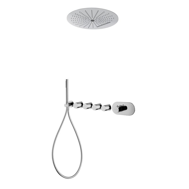 2 outlets thermostatic shower set