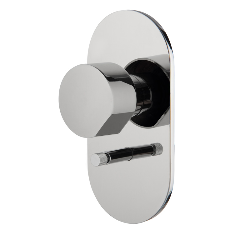 Single lever bath and shower mixer for

concealed installation with 2 outlets diverter