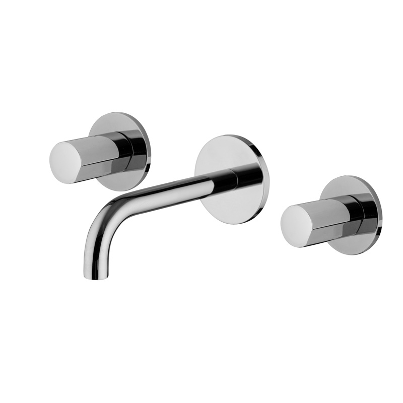 Wall mounted three-holes basin mixer (F3191-5-WALL-MOUNTED-THREE-HOLES-BASIN-MIXER)