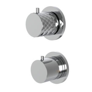 Thermostatic mixer for concealed installation with 2 outlets diverter Spillo Tech