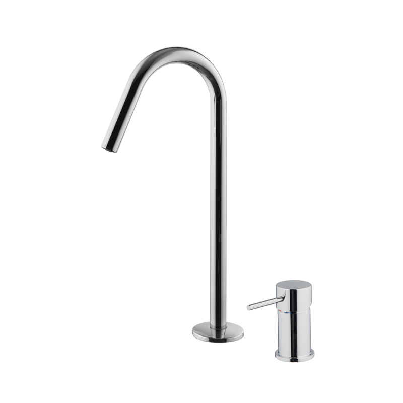 Two-holes Wash basin mixer with swivel spout