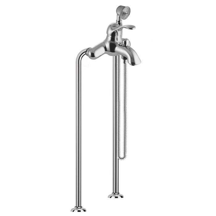 Floor mounted bath mixer