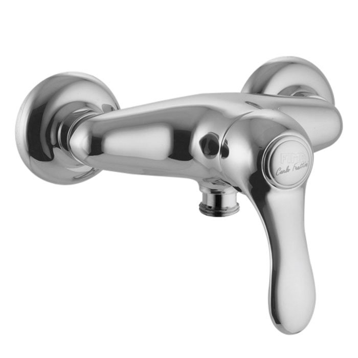 Exposed shower mixer without shower set