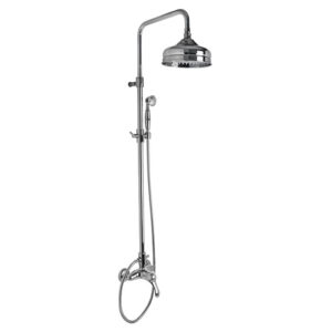 Shower column with showerhead and shower set