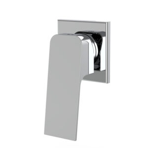 Single lever bath and shower mixer for concealed installation