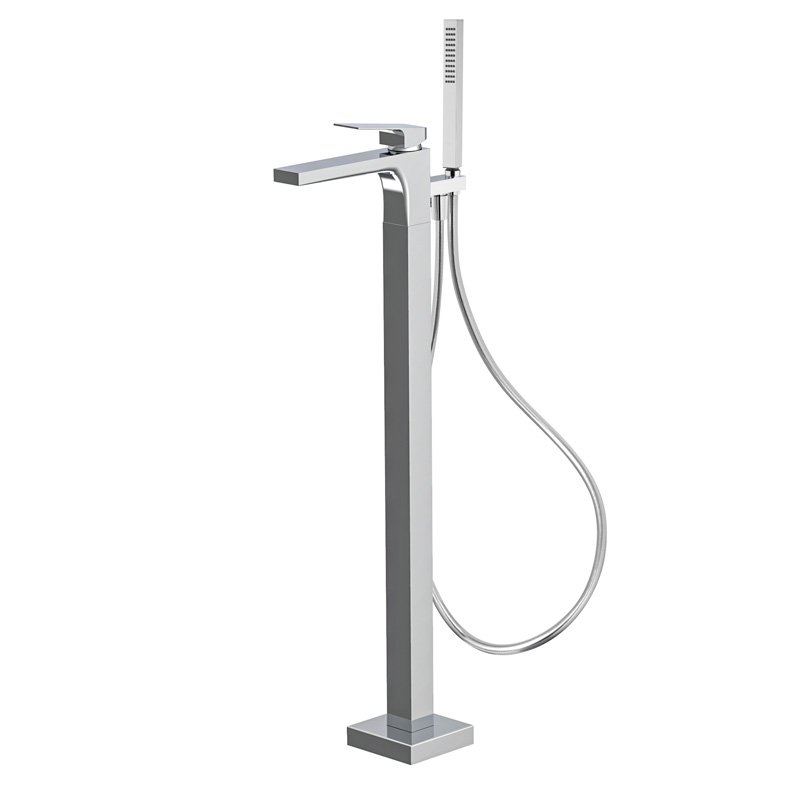 Floor mounted bath mixer