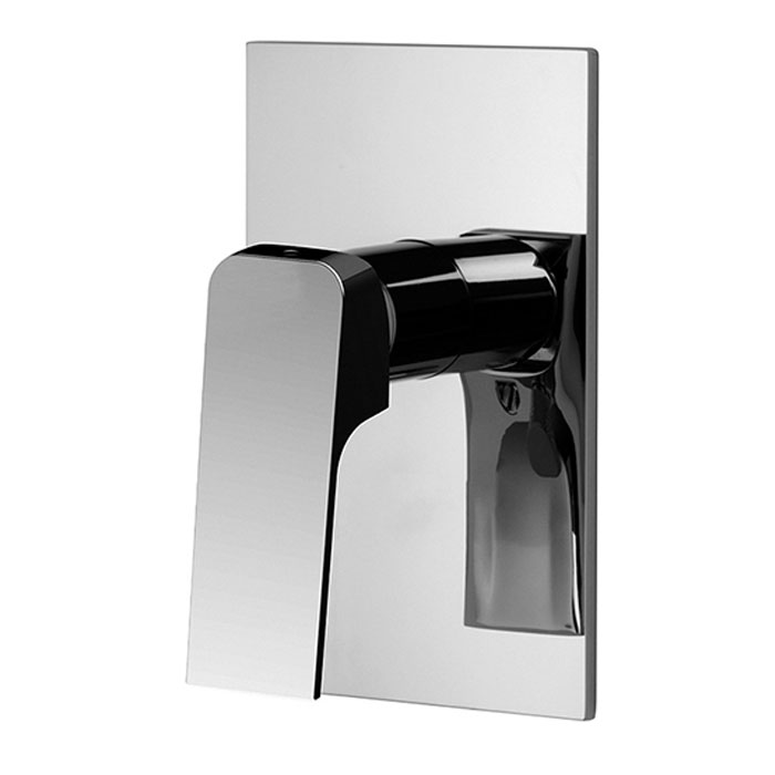 Single lever bath and shower mixer for concealed installation